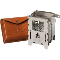 Bushcraft Essentials Bushbox LF Titanium Premium Set - Hobo-Kocher