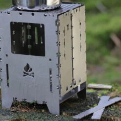 Bushcraft Essentials Bushbox XL Titanium - HOBO Kocher -Geschäft Im Freien bushcraft essentials bushbox xl titanium hobo kocher bce 037 11