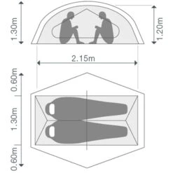 EXPED Lyra II - 2-Personen-Zelt -Geschäft Im Freien exped lyra ii 2 personen zelt ep 7640445457279 2