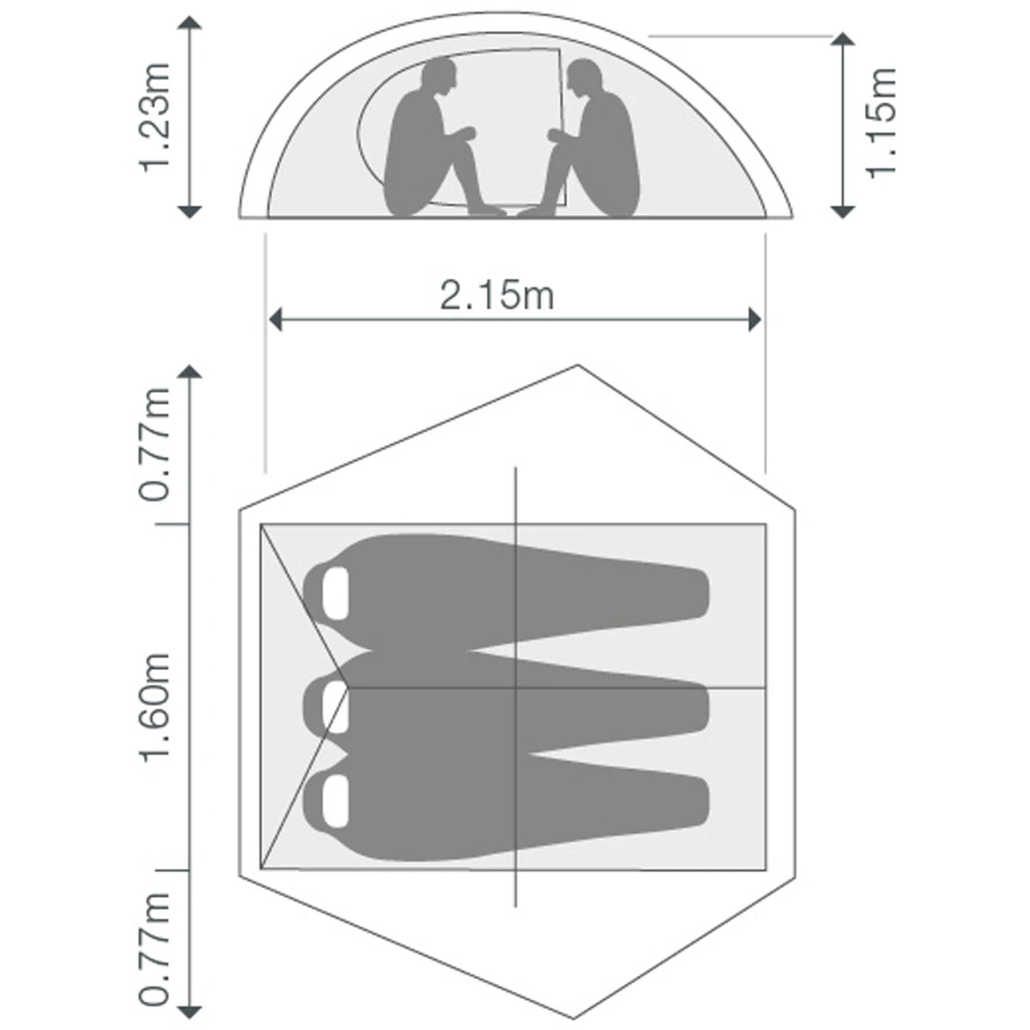 EXPED Mira III HL - Leichtes 3-Personen-Zelt 4 EXPED Mira III HL - Leichtes 3-Personen-Zelt – Bild 4