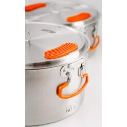 GSI Galcier Stainless Base Camper Medium Set - Kochset -Geschäft Im Freien gsi galcier stainless base camper medium set kochset 68183 7