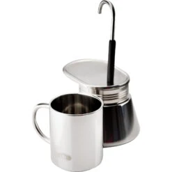 GSI Mini Espresso Set 4 Cup - Espressokocher -Geschäft Im Freien gsi mini espresso set 4 cup espressokocher 65105 2