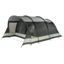 HIGH PEAK Garda 5.0 - Familienzelt -Geschäft Im Freien high peak garda 5 0 familienzelt light grey dark green hip 11823 3
