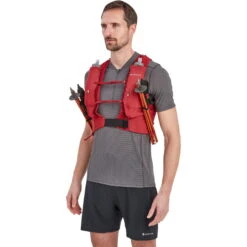 MONTANE Gecko VP 5+ - Laufweste -Geschäft Im Freien montane gecko vp 5 laufweste acer red mon pgvp5blab15 7