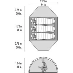 MSR Elixir 3 - Drei-Personen-Zelt -Geschäft Im Freien msr elixir 3 drei personen zelt cd 10332 4