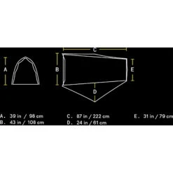 NEMO Hornet OSMO 1P - 3-Seasons Zelt -Geschäft Im Freien nemo hornet osmo 1p zelt birch bud goodnight gray nem 811666034052 0