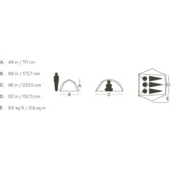 NEMO Hornet OSMO 3P - 3-Seasons Zelt -Geschäft Im Freien nemo hornet osmo 3p 3 seasons zelt birch bud goodnight gray nem 811666035738 14