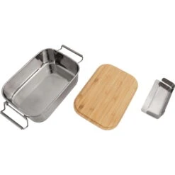 Origin Outdoors Bamboo-Clip 1,2 L - Edelstahl-Proviantdose -Geschäft Im Freien origin outdoors bamboo clip 1 2 l edelstahl proviantdose stainless rl 562104 2