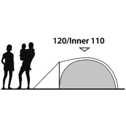 Outwell Cloud 2 - Zwei-Personen-Zelt -Geschäft Im Freien outwell cloud 2 zwei personen zelt green grey rl 150174 2