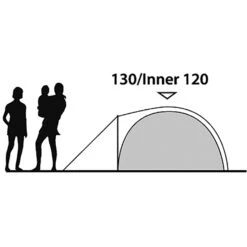 Outwell Cloud 3 - Drei-Personen-Zelt -Geschäft Im Freien outwell cloud 3 drei personen zelt green grey rl 150175 3