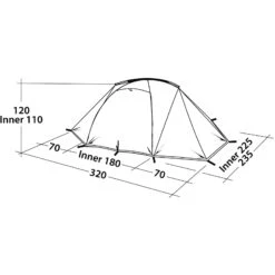 Robens Lodge 3 - Drei-Personen-Kuppelzelt -Geschäft Im Freien robens lodge 3 drei personen kuppelzelt green rl 152008 2