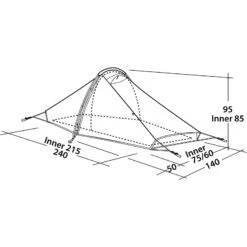 Robens Starlight 1 - Zelt -Geschäft Im Freien robens starlight 1 zelt green rl 152087 2