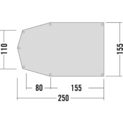 Tatonka 250 X 155 - Zeltunterlage