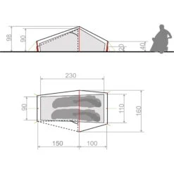 VAUDE Lizard Seamless 1-2P - Zelt -Geschäft Im Freien vaude lizard seamless 1 2p zelt cress green vau 14417 1820 3