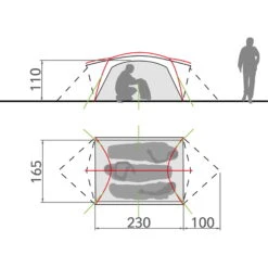 VAUDE Mark L 3P - 3-Saison-Zelt -Geschäft Im Freien vaude mark l 3p vau 12837 4510 5