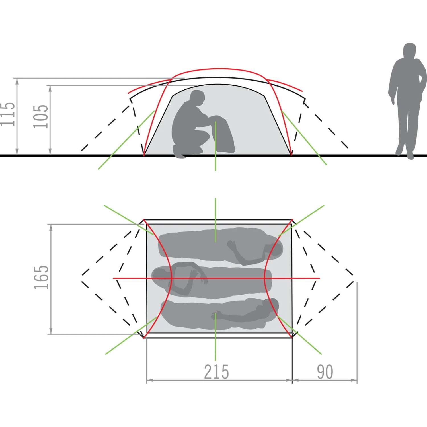 VAUDE Mark UL 3P - 3-Seasons Zelt 2 VAUDE Mark UL 3P - 3-Seasons Zelt – Bild 2