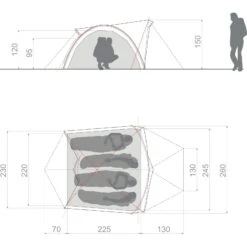 VAUDE Space XT 4P - Vier-Personen-Zelt 9 VAUDE Space XT 4P - Vier-Personen-Zelt -Geschäft Im Freien vaude space xt 4p vier personen zelt avocado vau 15474 4510 2